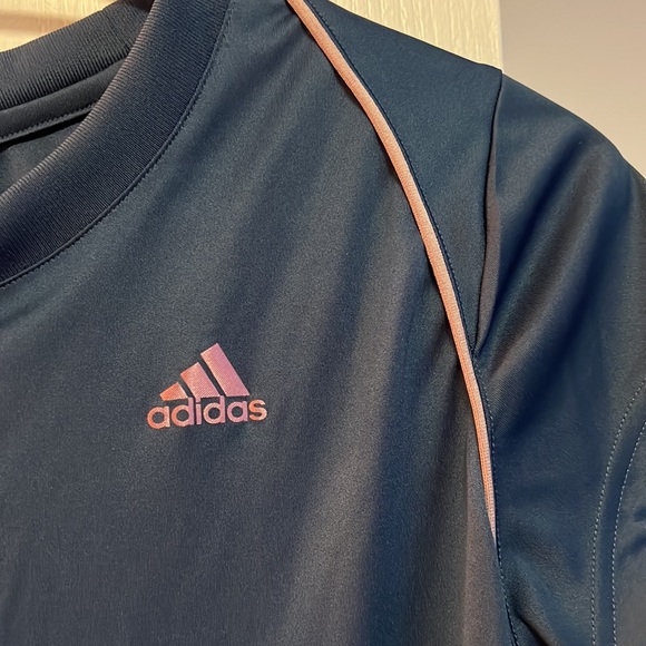 Adidas Navy Blue Athletic Tee - Picture 3 of 8